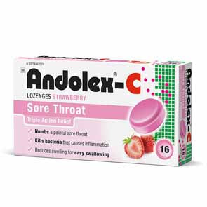 ANDOLEX C STRAWBERRY LOZ 16