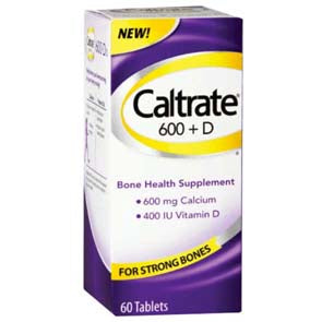 CALTRATE 600+D TAB 60's