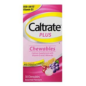 CALTRATE PLUS CHEW TABLETS 30