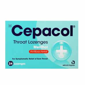 CEPACOL LOZENGES MENTHOL 24