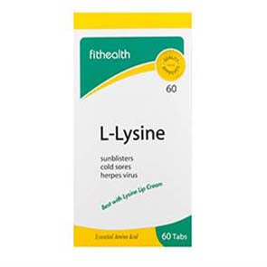 FITHEALTH L LYSINE TABS 60