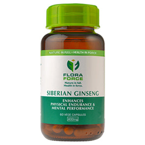 FLORA FORCE SIBERIAN GINSENG CAPS 60