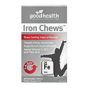 GOOD HEALTH IRON CHEWS 30 CAPS