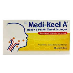 MEDI KEEL A HONEY & LEMON LOZ.16