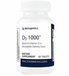 METAGENICS D3 1000IU TABS 60