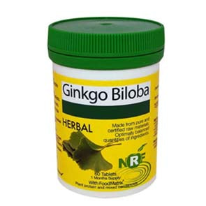 NRF GINKGO BILOBA TABS 60