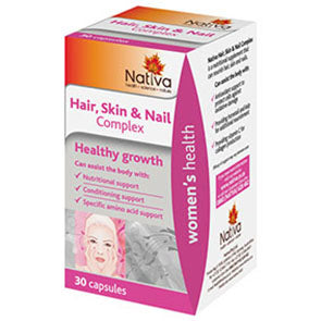 NATIVA HAIR,SKIN,NAIL COMP CAPS 30