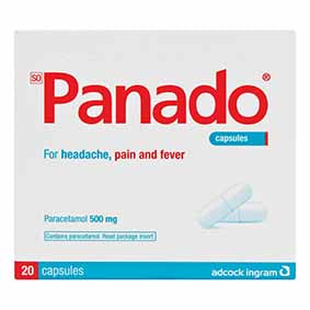 PANADO CAPS 20