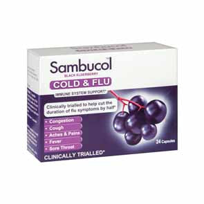 SAMBUCOL COLD+FLUCAP 3800MG   24