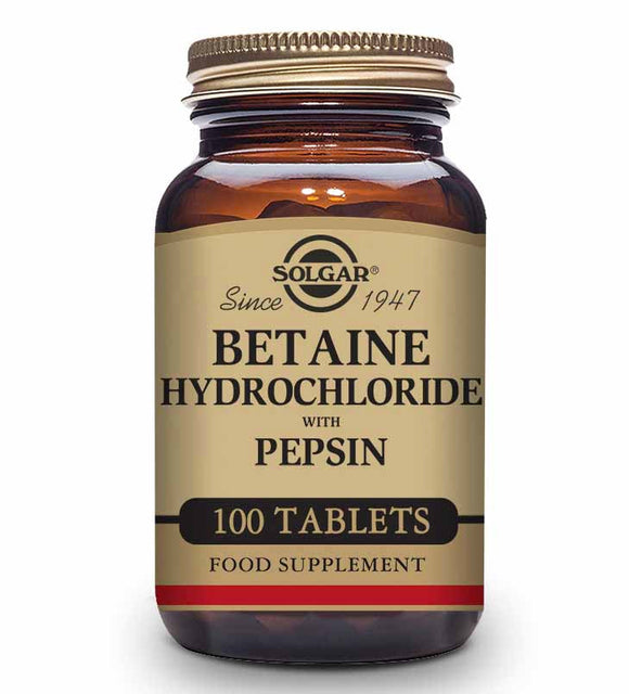 SOLGAR BETAINE HYDROCLOR   100