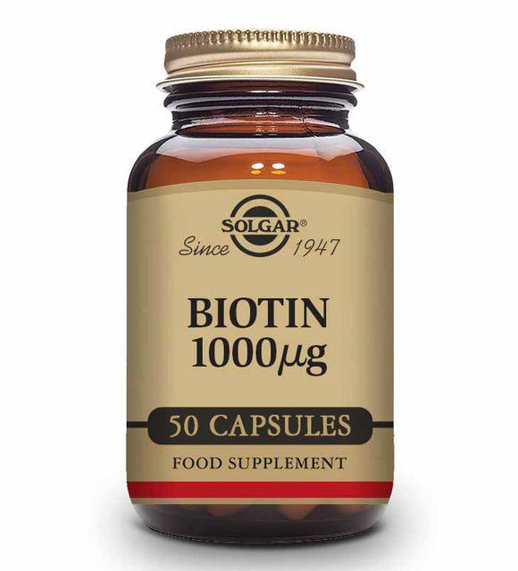 SOLGAR BIOTIN 1000MCG CAPS 50