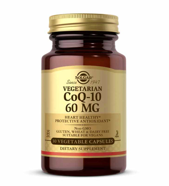 SOLGAR COENZYNE Q10 60MG CAPS 30