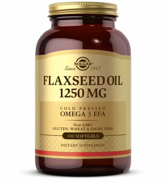 SOLGAR FLAXSEED OIL 1250MG/S/GEL/C/1