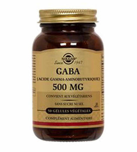 SOLGAR GABA 500MG CAPS 50
