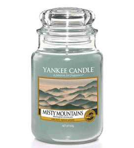 YANKEE CANDLE LARGE JAR MISTY MOUNTAINS