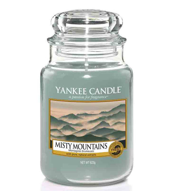 YANKEE CANDLE LARGE JAR MISTY MOUNTAINS