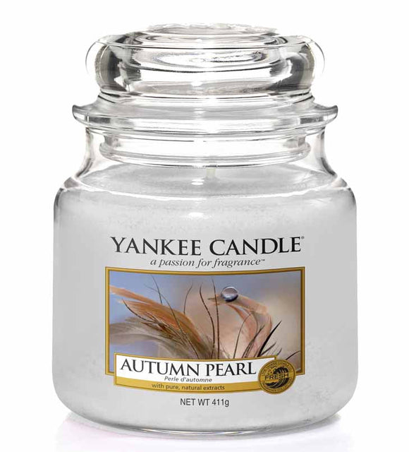 YANKEE CANDLE MEDIUM JAR AUTUMM PEARL