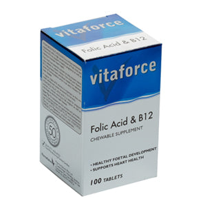 VF FOLIC ACID & B12 CHEWABLE TABS 10